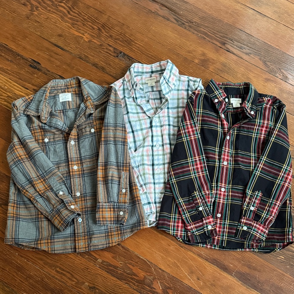 J Crew Crewcuts Pack 4-5 Boys' long-sleeve